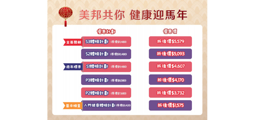 美邦共你健康迎馬年